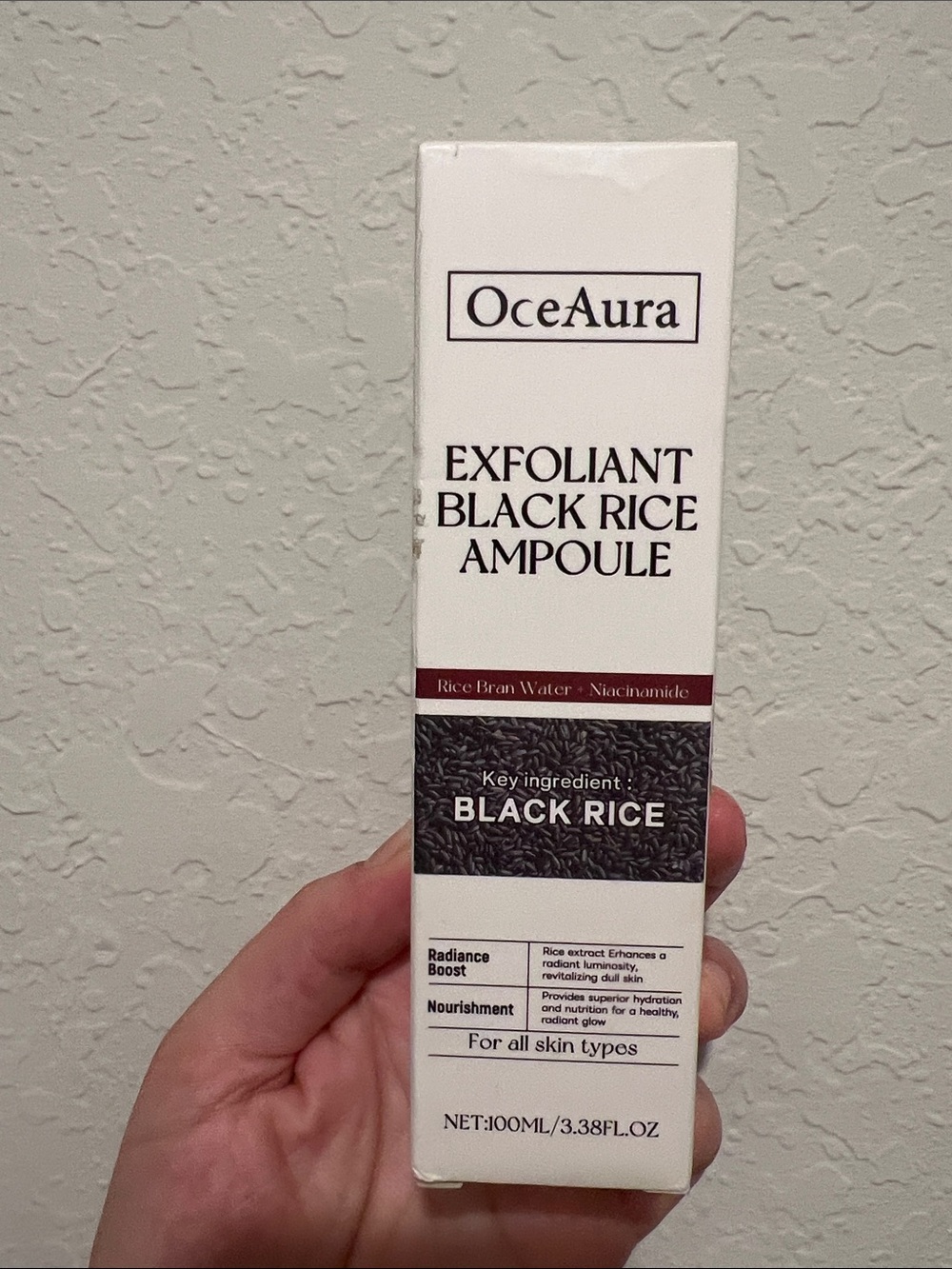Exfoliant Black Rice Ampoule - White